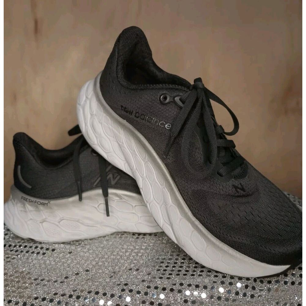 New Balance Fresh Foam X More V4 Womens 9 Mens 7.5 Gray/Black Running Shoes